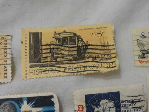 US Stamp ~ Random 8c Cent ~ Post Office, Boston Tea Party ~ Used ~ Lot 65 - Picture 9 of 24