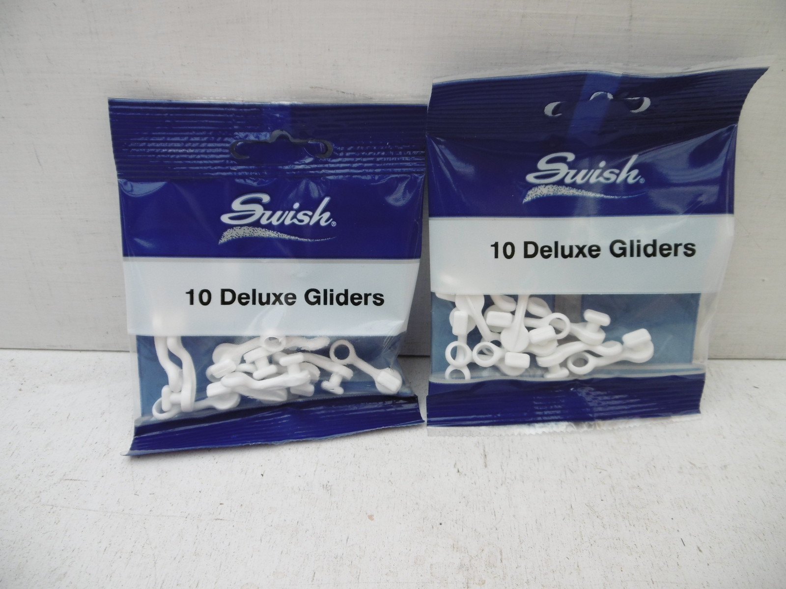 SWISH D182 DELUXE CURTAIN TRACK GLIDERS 2 X PACKS OF 10