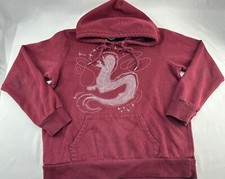 Spirited Away by Studio Ghibli Adult Hoodie Maroon Silver Embroidery Medium