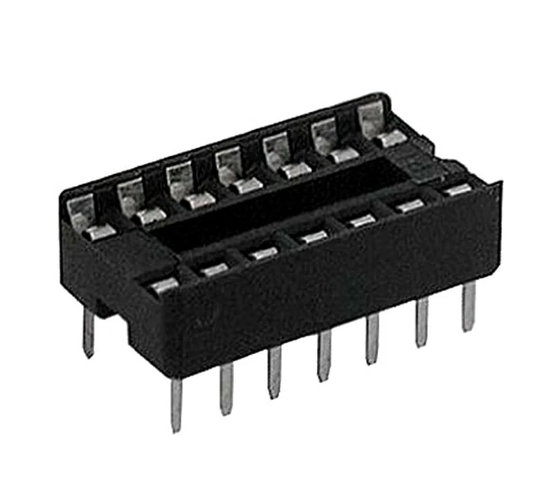 10x support socket circuit intégré 14 pin broches DIP support integrated circuit - Photo 3/4