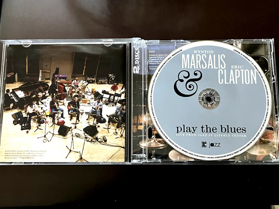 WYNTON MARSALIS & ERIC CLAPTON - PLAY THE BLUES (CD + DVD, 2011) EE46 - Image 3 of 4