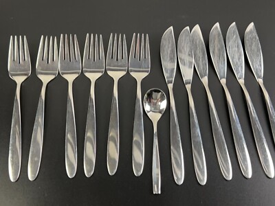 WMF Cromargan LAUREL GERMANY Stainless Flatware Silverware Lot of 13