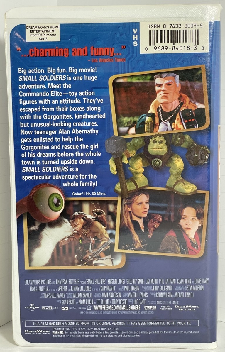 Small Soldiers (VHS, 1998, Clamshell) 96898401838| eBay