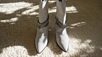 Stiefel Bronx 38 Silber Hellgrau neu ungetragen