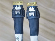 38pin Host to SFF-8654 Slim Target PCI-E Slimline SAS 4.0 SFF-8654 4i Cable 53cm