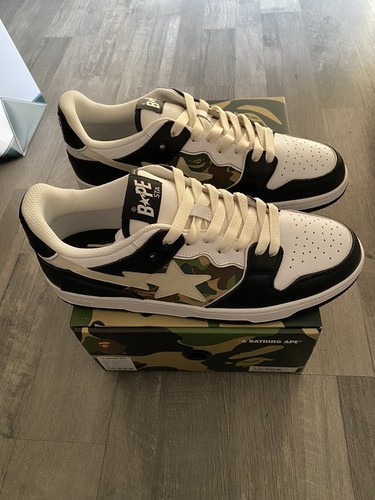 camo bape shoes