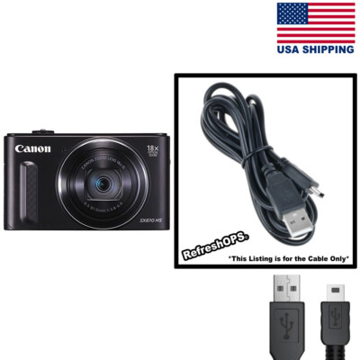 Canon PowerShot SX610 HS Camera USB Cable Transfer Cord