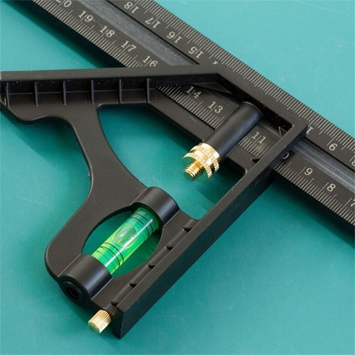 15/20/25cm Combination Right Angle Ruler Adjustable Square Ruler Woodworking - Picture 2 of 14