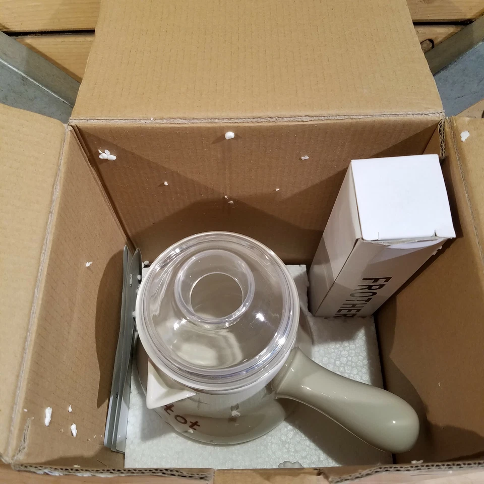 Juego de olla y espumador de cacao caliente gourmet 28 OZ Swanky Barn Foto 4 de 4