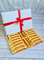 Toblerone Milk Almond Chocolate Large Hamper Gift Box Personalised  Christmas 🎄