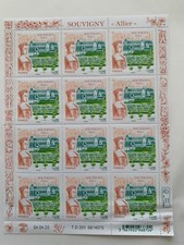 FEUILLET DE FRANCE - SOUVIGNY ALLIER - ANNÉE 2022 - N° F61 - TIMBRES NEUFS**