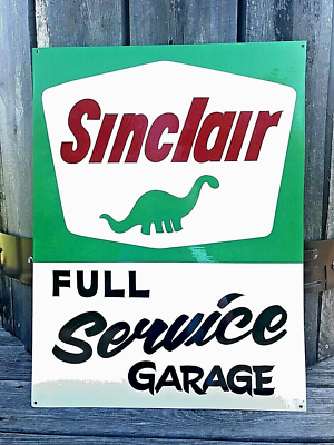 HAND PAINTED SINCLAIR Dino DINOSAUR Gas Oil Station Shop Garage