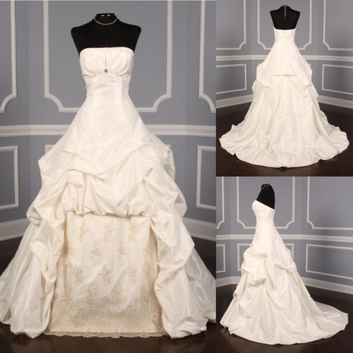 Victorian Wedding Dresses Taffeta Vintage 1960s Country Sweetheart Bridal Gowns - Picture 1 of 21