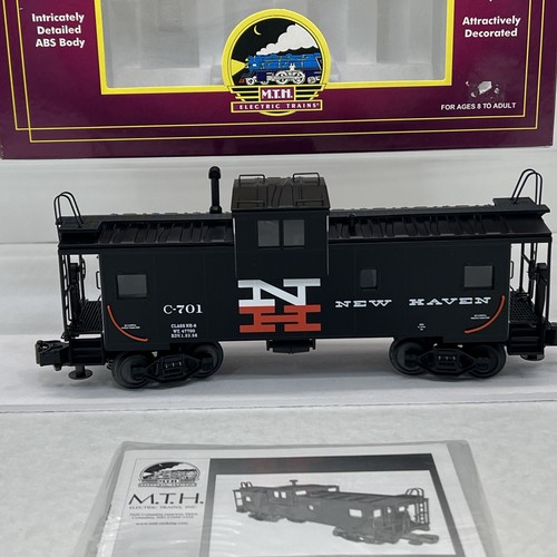 MTH Premier 20-91036 New Haven Extended Vision Caboose #C-701 O Gauge New NH - Picture 7 of 16
