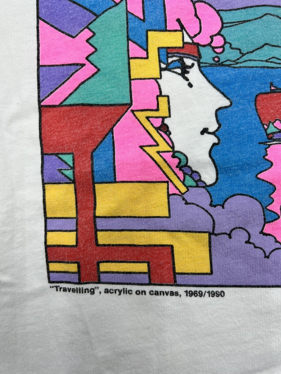 Vintage 90s Peter Max Hard Rock Cafe Art Promo XL T Shirt. H8 | eBay
