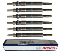 FOR Mercedes-Benz 6 PCS Glow Plug Set BOSCH 0250201035 / 80011 OEM MB 0011591601