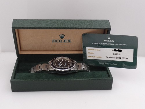 ROLEX SUBMARINER 5513 WITH SERVICE FULLY STICKERED ANNO 1988 AUTOMATIC TOP WATCH - Imagen 10 de 17