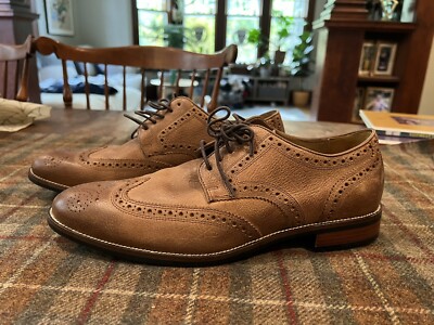 Cole Haan Brown Leather Lace Up Oxfords Dress Shoes Mens Size 12 Classic Neutral Cole Haan Men main image 3