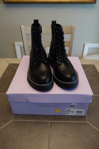 Kurrt Black Combat Boots 8.5 NIB | eBay