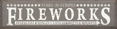 Fireworks Sparklers - Roman Candles - Bottle Rockets Red