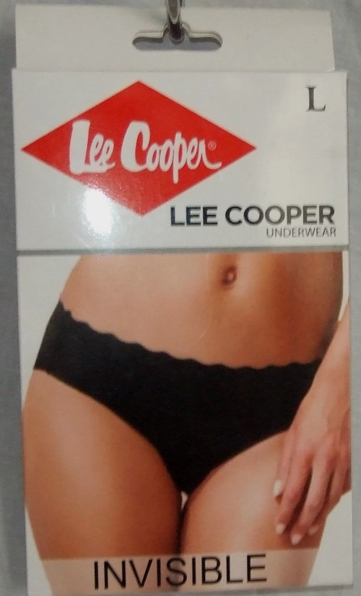 LEE COOPER INVISIBLE FLAT BELLY PANTIES BLACK SIZES S, M,L, XL