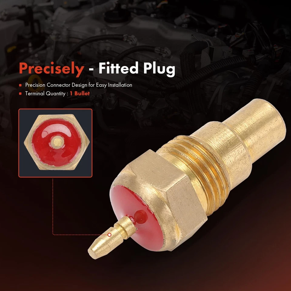 Sensor de temperatura del refrigerante del motor para Honda Accord Civic B2000 Mazda B2200 Ford Foto 3 de 4