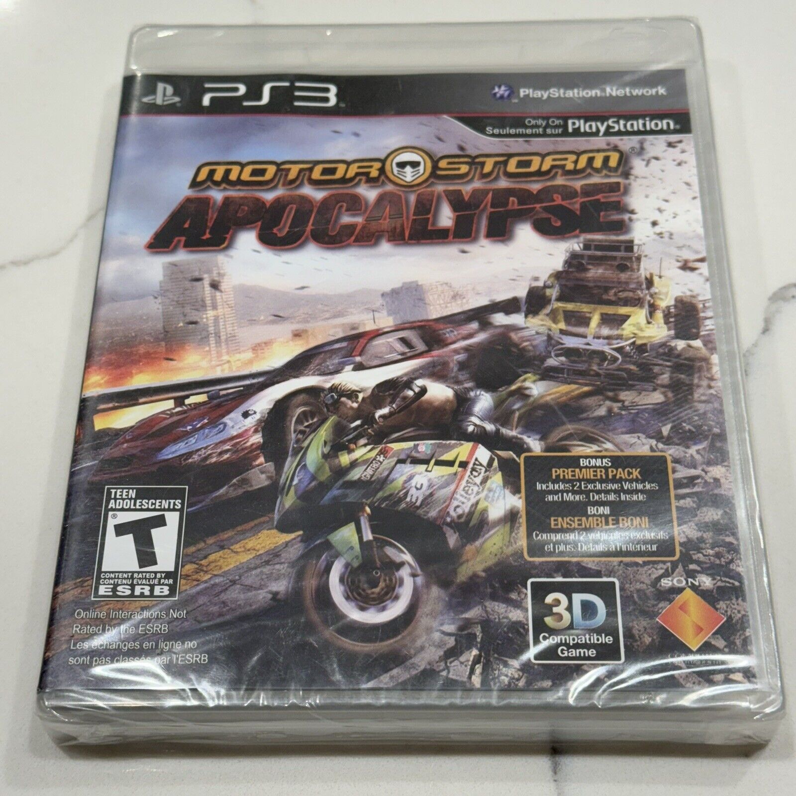 Motorstorm Apocalypse 4 player split-screen gameplay offline PS3 