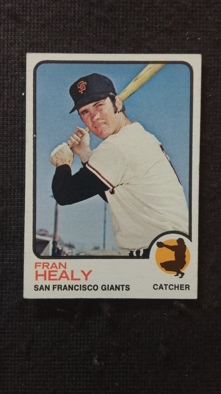 1973 Topps Baseball card # 361 Fran Healy   ( G to VG )