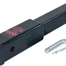 Trailer Hitch Extender, 12-inch Extension Length, 12" with hitch pin
