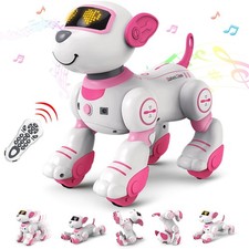 Robot Dog for Kids Age 7-8 Robot Toys Interactive Remote Control Dog Follow ...