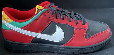 Nike Air Dunk Low Retro LTD Biker Tattoos BlackRed Shoe MenSz 9.5 New FZ3057-001