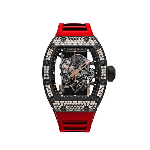 Richard Mille RM 055 Bubba Watson Rose Gold Carbon TPT Diamond...