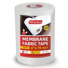 XFasten Waterproofing Membrane Sheet, 6” x 75 Ft 6 Inches x 75 Feet, White