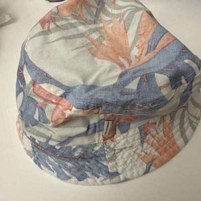 Unisex OFFLINE By Aerie Blue/Green Floral reversible Bucket Hat OS One Size NWOT