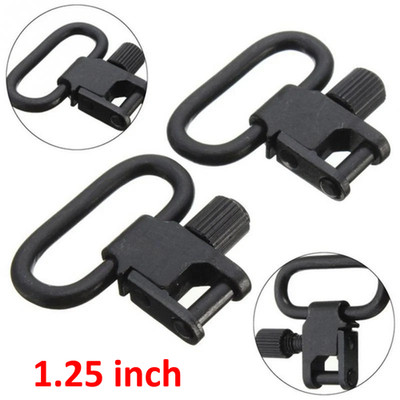2/4/8PCS 1.25'' Heavy Duty Quick Detach Swivel QD Rifle Sling Swivels Loop Mounts