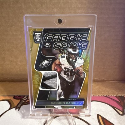 Saquon Barkley 2025 Totally Certified First on Print Gold Mirror 1/10 (MEM)