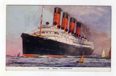 VERSAND, CUNARD LINE, S.S. MAURETANIA
