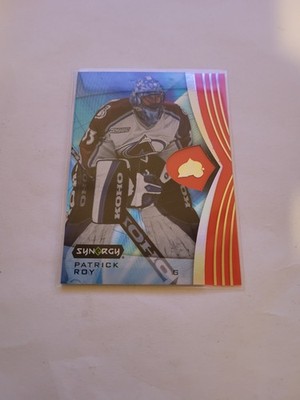 PATRICK ROY LEGEND BASE CARD FROM THE 24/25 SYNERGY SET, NON SCRATCH CODE