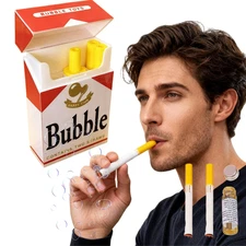 Bubble Cigarette Stress Relief Toy  Fun Fake Cigarette Mini Bubble Blower