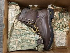 DANNER QUARRY MENS 10.5EE #17305 BROWN WATERPROOF LEATHER USA FREE S&H