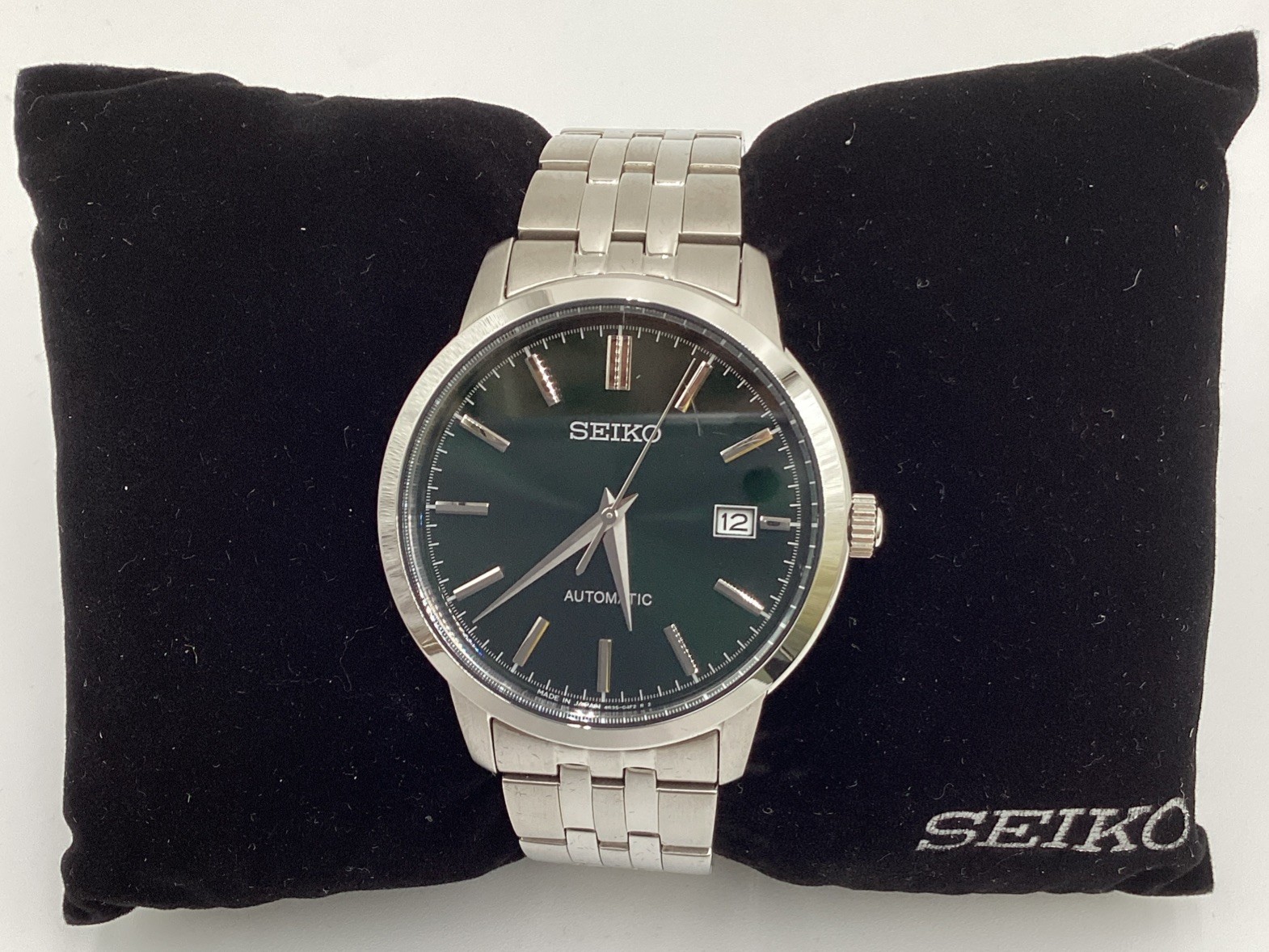 SEIKO Men's SRPH89 Automatic Essentials Green Sun… - image 1
