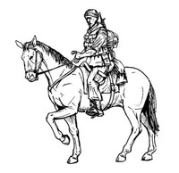 Cmk 129-F35208 - 1:35 Us Mounted Soldier In Afganistan (1 Fig & Horse) - Neu