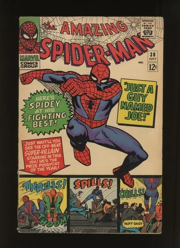Amazing Spider-Man #38 (1966) G/VG - Final Ditko Issue Silver Age Key -RareCo