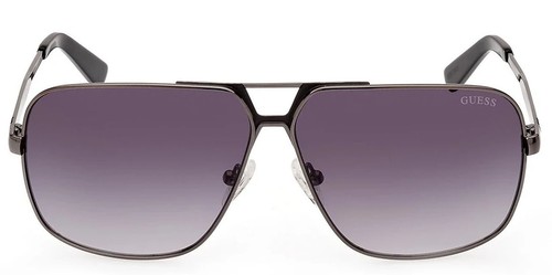 Guess Homme Bronze Brillant Navigateur Lunettes de Soleil Avec / Pente Lentille - Photo 2 sur 4