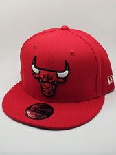 New Era Chicago Bulls Red Basic 9fifty Snapback Hat Cap
