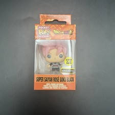 Funko Pocket Pop DRAGON BALL Z SAIYAN ROSE GOKU NEGRO GITD TEMA CANDENTE EXCLUSIVO 