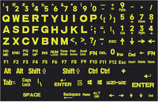 English Keyboard Stickers Full Size Universal PC Computer Laptop Desktop Keyboar