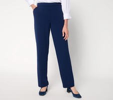  2012 Dennis Basso Regular Luxe Crepe Straight Leg Pant MP