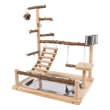 Bird Playground Birdcage Playstand Pet Bird Perch Platform Stand Parrot Toy