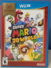 Super Mario 3D World Nintendo Wii U Nintendo Selects Disc Case Manual